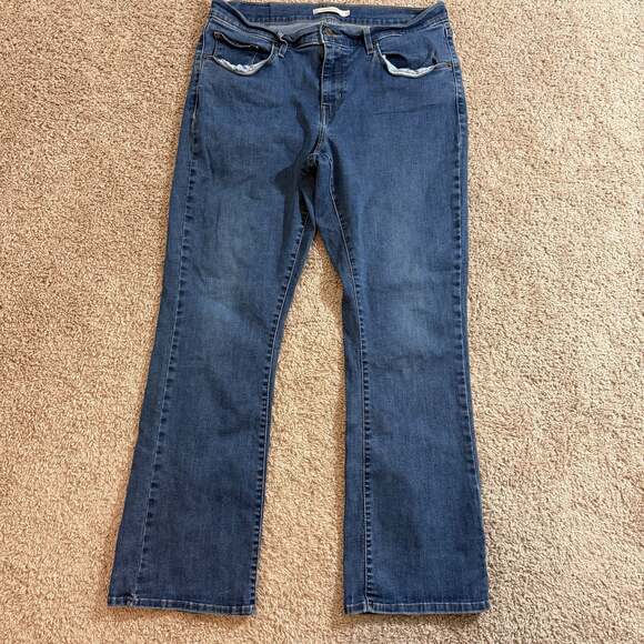 Levi's Denim - Levi’s Curvy Bootcut Jeans Womens 32 Medium Wash Stretch Denim Blue Pants